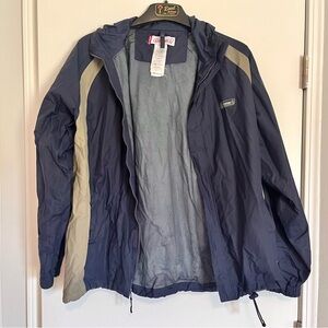 Coleman - Men’s (L) Navy Blue Rain Jacket Coat with Hood